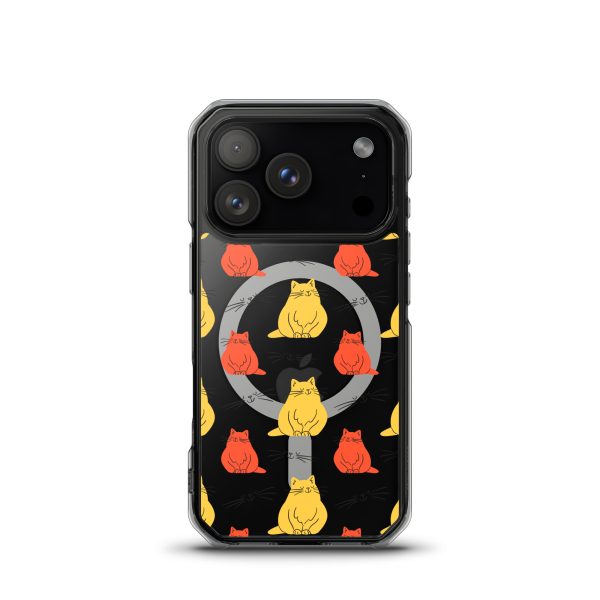 magsafe-clear-case-for-iphone-iphone-17-pro-front-6a1d7fcf592f9.jpg Abstract Colorful Cats iPhone MagSafe Clear Case