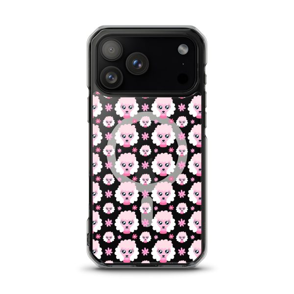 magsafe-clear-case-for-iphone-iphone-17-pro-max-front-6a1d74a171574.jpg Pink Poodle iPhone MagSafe Clear Case