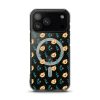 Dogs and Flowers iPhone MagSafe Clear Case
