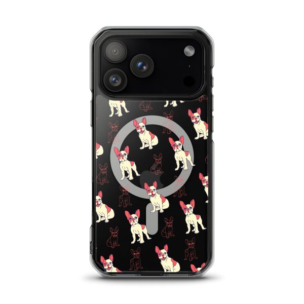 French Bulldog iPhone MagSafe Clear Case
