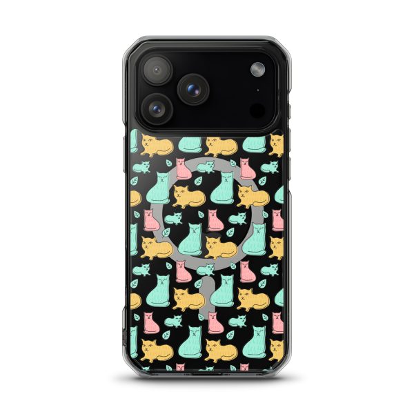 magsafe-clear-case-for-iphone-iphone-17-pro-max-front-6a1d7787a0ede.jpg Cat Cute Colorful iPhone MagSafe Clear Case