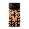 Orange Cat iPhone MagSafe Clear Case