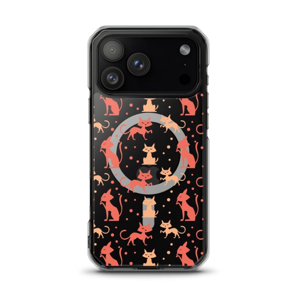 magsafe-clear-case-for-iphone-iphone-17-pro-max-front-6a1d785f6cec2.jpg Cat Silhouettes iPhone MagSafe Clear Case