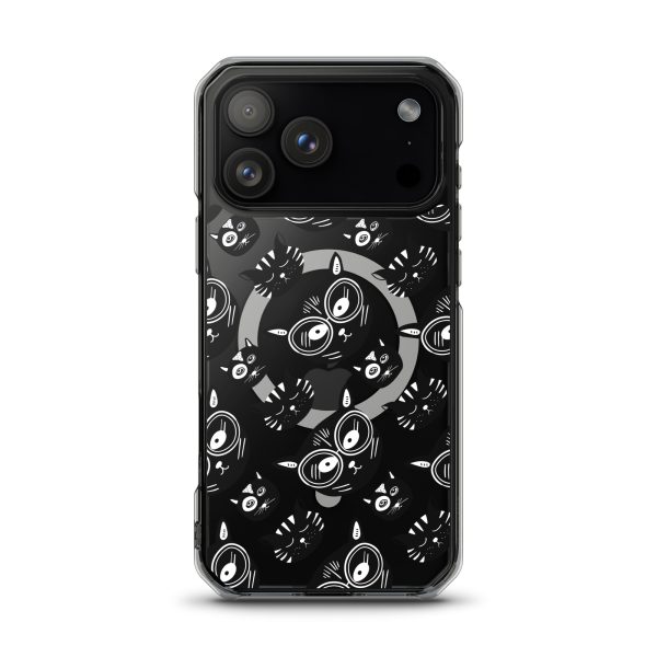 Funky Cats iPhone MagSafe Clear Case