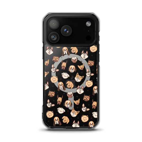 Cute Dog Breeds iPhone MagSafe Clear Case