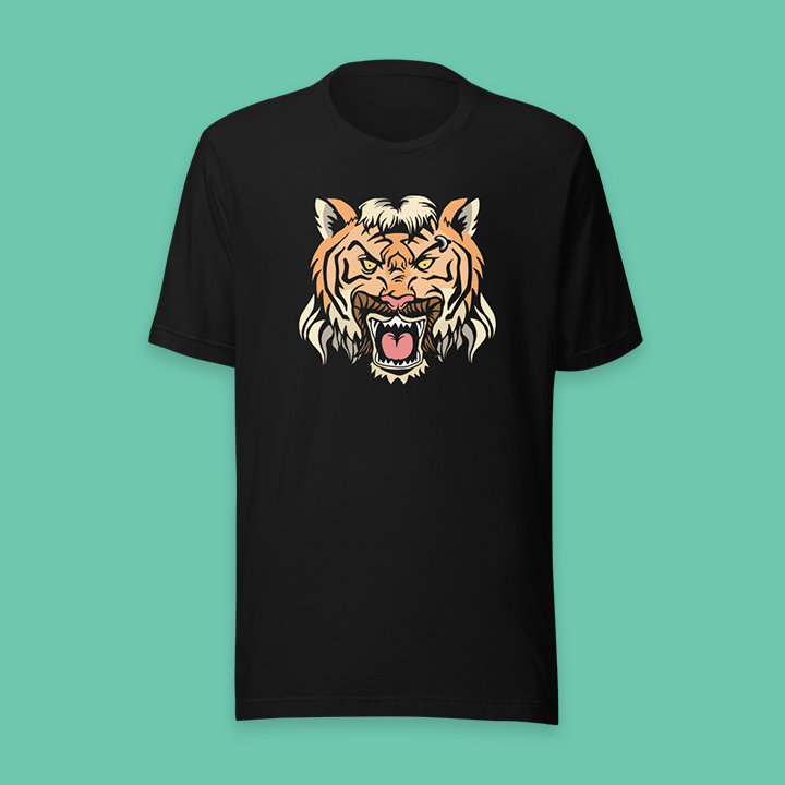 Abstract Tiger T-Shirt