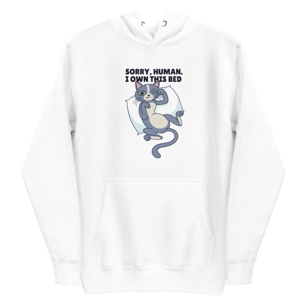 unisex-premium-pullover-hoodie-white-front-6a1d4008523ff.jpg Sleepy Cat Hoodie
