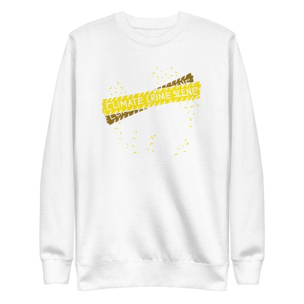 Climate Crime Scene Sweatshirt