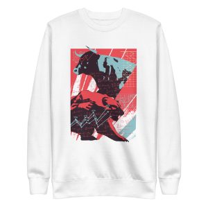 Stock Market Bull Bear Sweatshirt