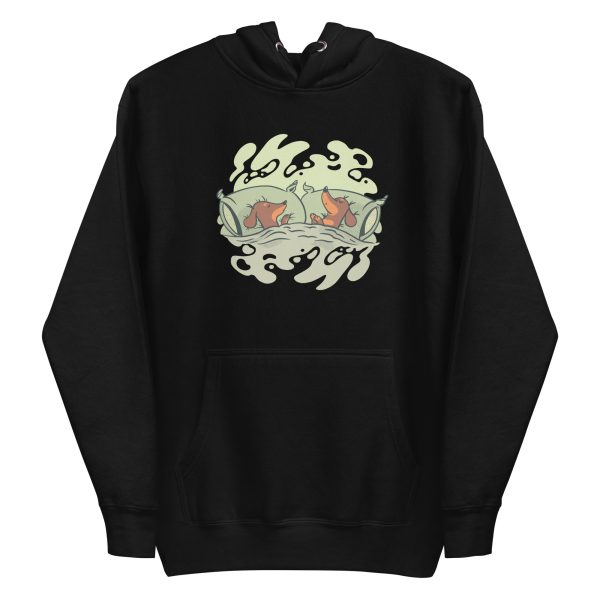 unisex-premium-pullover-hoodie-black-front-6a9d7fbda4ebc.jpg Sleeping Dachshunds Hoodie
