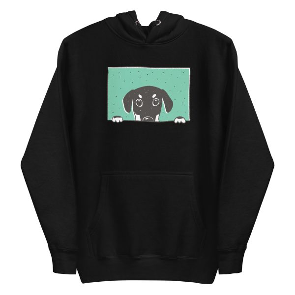 Peeking Dobermann Hoodie