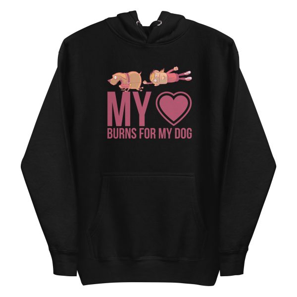 unisex-premium-pullover-hoodie-black-front-6a9f9a5131d61.jpg Love My Dog Quote Hoodie