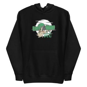 unisex-premium-pullover-hoodie-black-front-6a9fe17c640ce.jpg Bazooka Pug Hoodie
