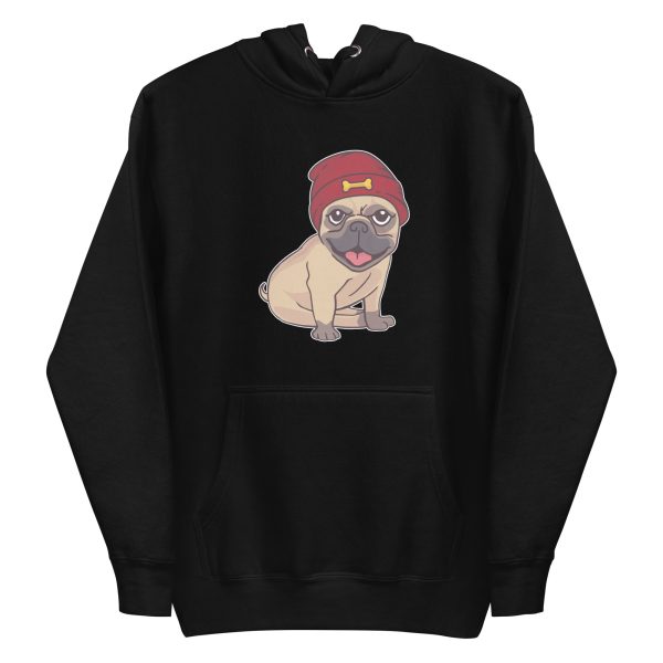Beanie Pug Hoodie