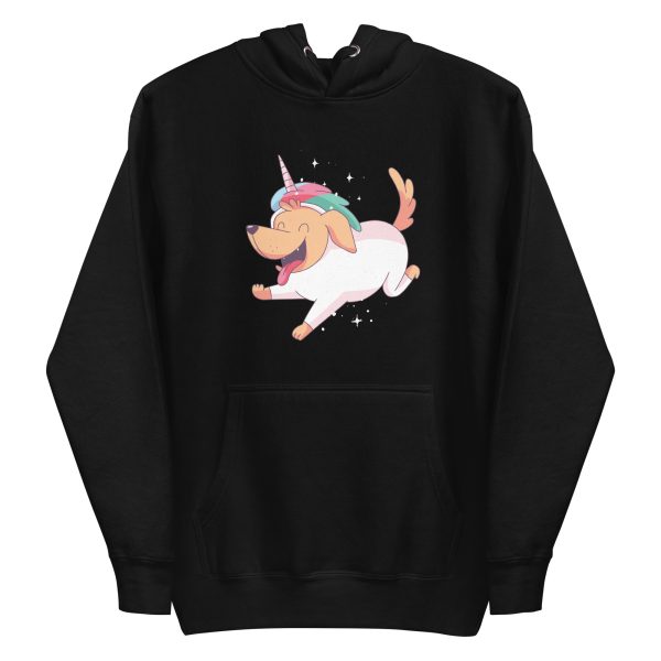 unisex-premium-pullover-hoodie-black-front-6aa1854c1ecbb.jpg Unicorn Dog Hoodie