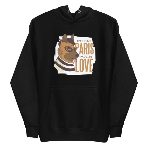 unisex-premium-pullover-hoodie-black-front-6aa187dfec3fd.jpg Paris German Shepherd Hoodie