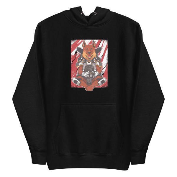 unisex-premium-pullover-hoodie-black-front-6aa1882805ff4.jpg German Shepherd Apex Hoodie
