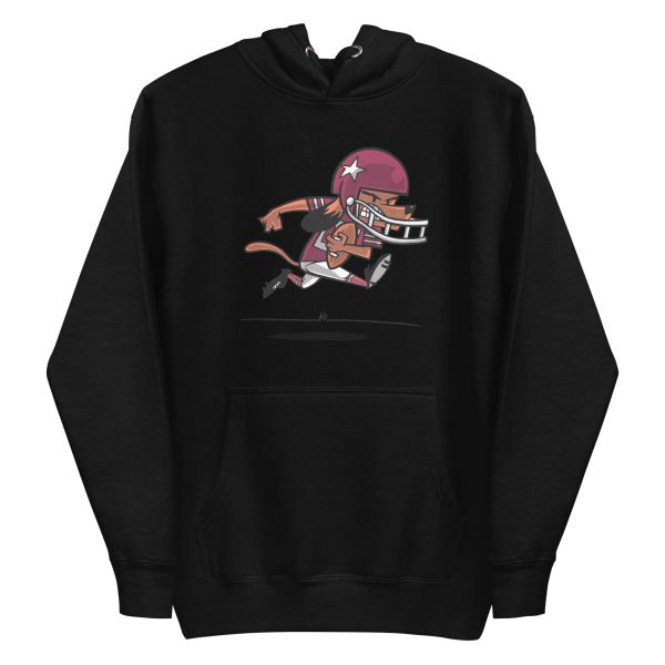 unisex-premium-pullover-hoodie-black-front-6aa18c48d69b9.jpg Football Dog Hoodie