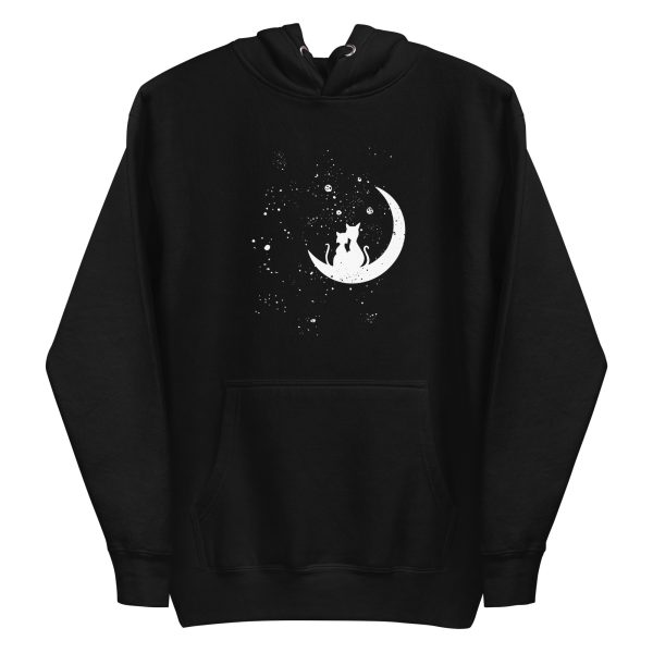 unisex-premium-pullover-hoodie-black-front-6aa449a210f1b.jpg Cat Moon Love Hoodie