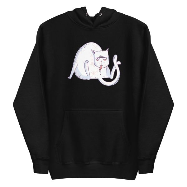 unisex-premium-pullover-hoodie-black-front-6aa4604368b96.jpg Licking Cat Hoodie