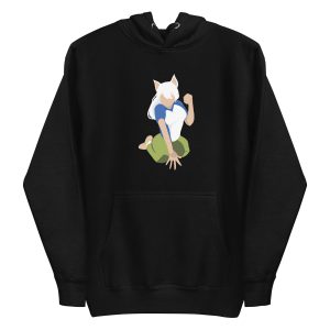 unisex-premium-pullover-hoodie-black-front-6aa4616347f8f.jpg Cat Girl Hoodie