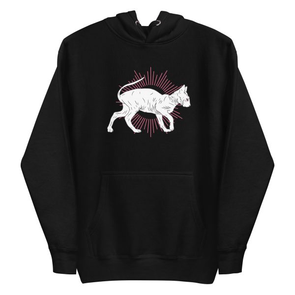 Hand Drawn Sphynx Cat Hoodie