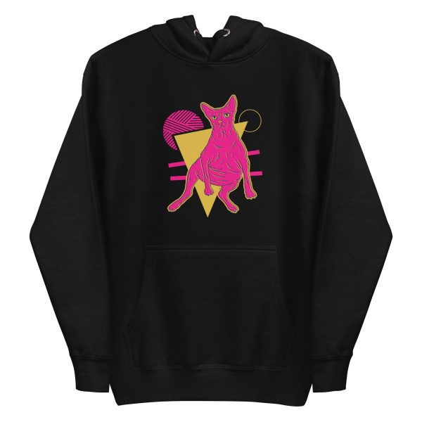 Neon Sphynx Cat Hoodie