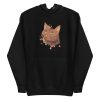Watercolor Brown Cat Hoodie