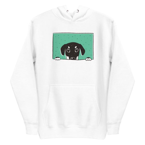 Peeking Dobermann Hoodie