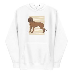 unisex-premium-pullover-hoodie-white-front-6a9f86716c73f.jpg Bavarian Mountain Dog Hoodie