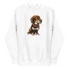 unisex-premium-pullover-hoodie-white-front-6a9f8b50856a9.jpg Wirehaired Dachshund Hoodie