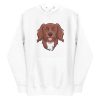 unisex-premium-pullover-hoodie-white-front-6a9f8d5dc8ec0.jpg Cute Hairy Puppy Dog Hoodie