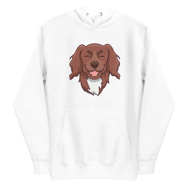 unisex-premium-pullover-hoodie-white-front-6a9f8d5dc8ec0.jpg Cute Hairy Puppy Dog Hoodie