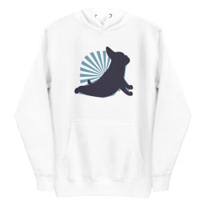 unisex-premium-pullover-hoodie-white-front-6a9f968f885de.jpg Yoga Dog Hoodie