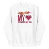 unisex-premium-pullover-hoodie-white-front-6a9f9a513037e.jpg Love My Dog Quote Hoodie