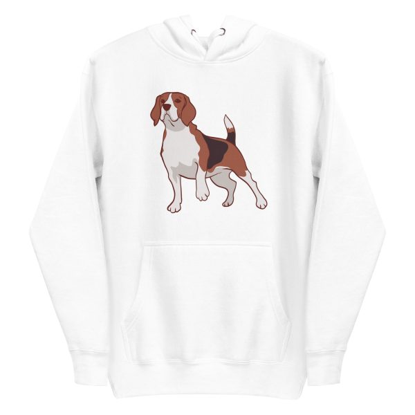 unisex-premium-pullover-hoodie-white-front-6a9fd03353681.jpg Beagle Dog Hoodie
