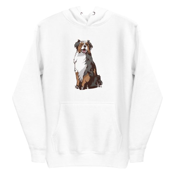 unisex-premium-pullover-hoodie-white-front-6aa186aa07d79.jpg Australian Shepherd Dog Hoodie