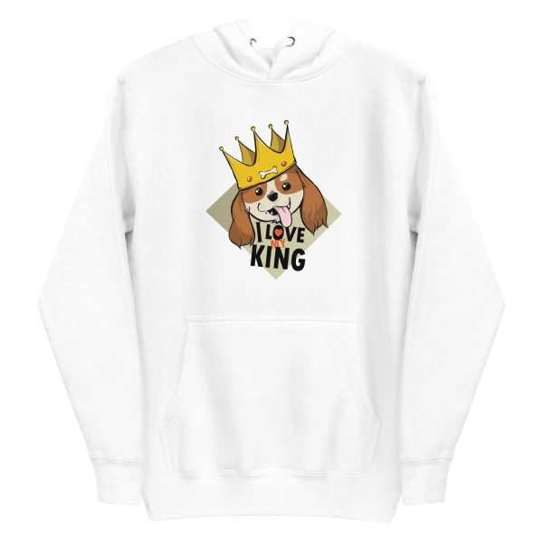 unisex-premium-pullover-hoodie-white-front-6aa1ca2c501a0.jpg King Dog Hoodie