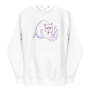 Licking Cat Hoodie