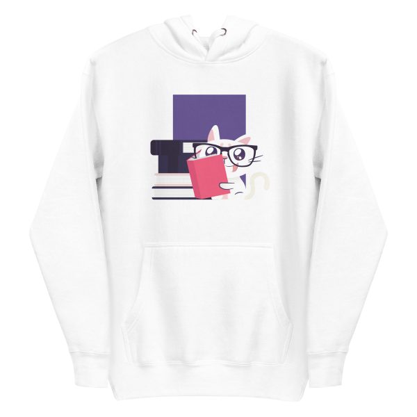 Reading Cat Hoodie