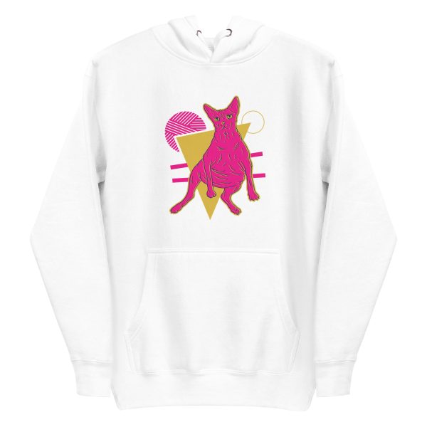 Neon Sphynx Cat Hoodie