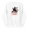 unisex-premium-pullover-hoodie-white-front-6aa71f97e9019.jpg Rebel Cat Quote Hoodie