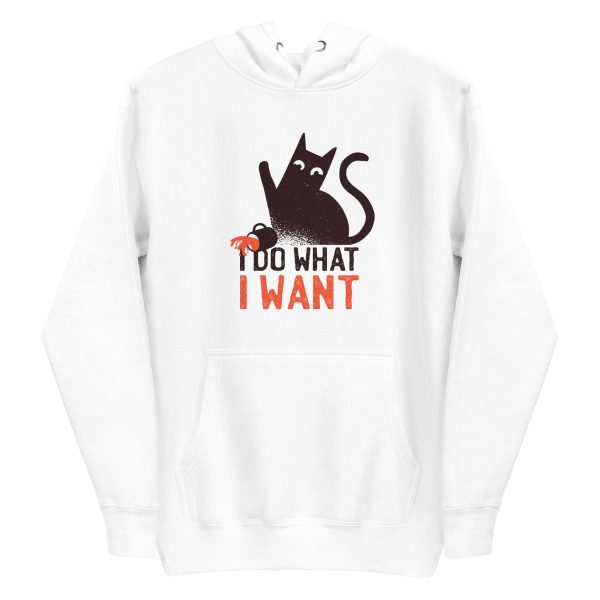 unisex-premium-pullover-hoodie-white-front-6aa71f97e9019.jpg Rebel Cat Quote Hoodie