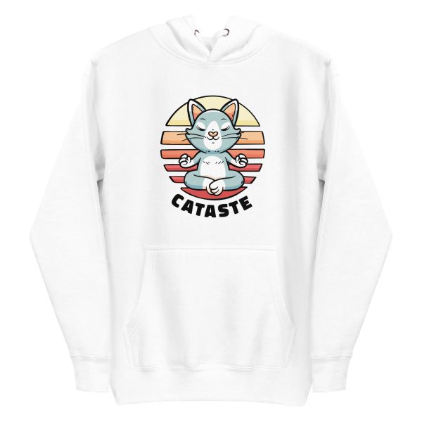 unisex-premium-pullover-hoodie-white-front-6aa720be6de9b.jpg Cat Namaste Hoodie