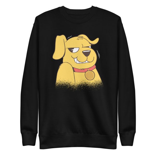unisex-premium-sweatshirt-black-front-6a9c765d33a69.jpg Yellow Dog Sweatshirt