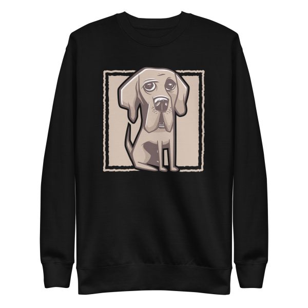 unisex-premium-sweatshirt-black-front-6a9f876bf1392.jpg Great Dane Sweatshirt