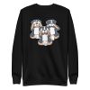 unisex-premium-sweatshirt-black-front-6a9f896f05f04.jpg Three Dogs Sweatshirt