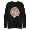 unisex-premium-sweatshirt-black-front-6a9f8db63f0ee.jpg Bernedoodle Dog Sweatshirt