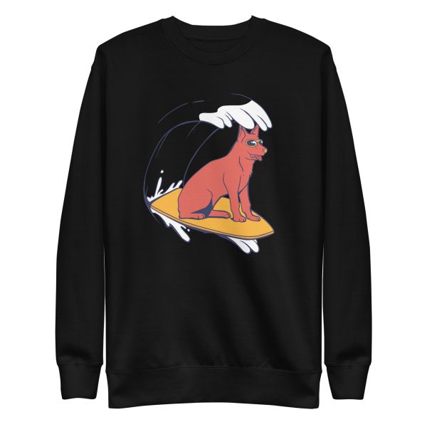 Surfing Dog Sweatshirt
