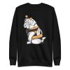 unisex-premium-sweatshirt-black-front-6a9f97bb933d1.jpg Bee Pug Dog Sweatshirt